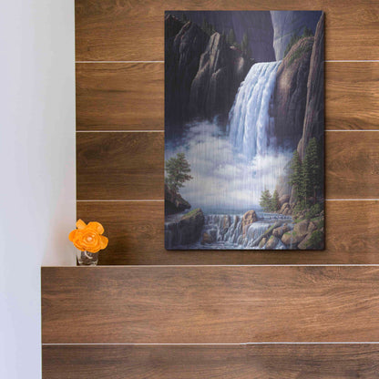 Luxe Metal Art 'Heavenly Place' by R. Hed, Metal Wall Art,12x16