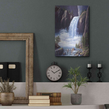 Luxe Metal Art 'Heavenly Place' by R. Hed, Metal Wall Art,12x16