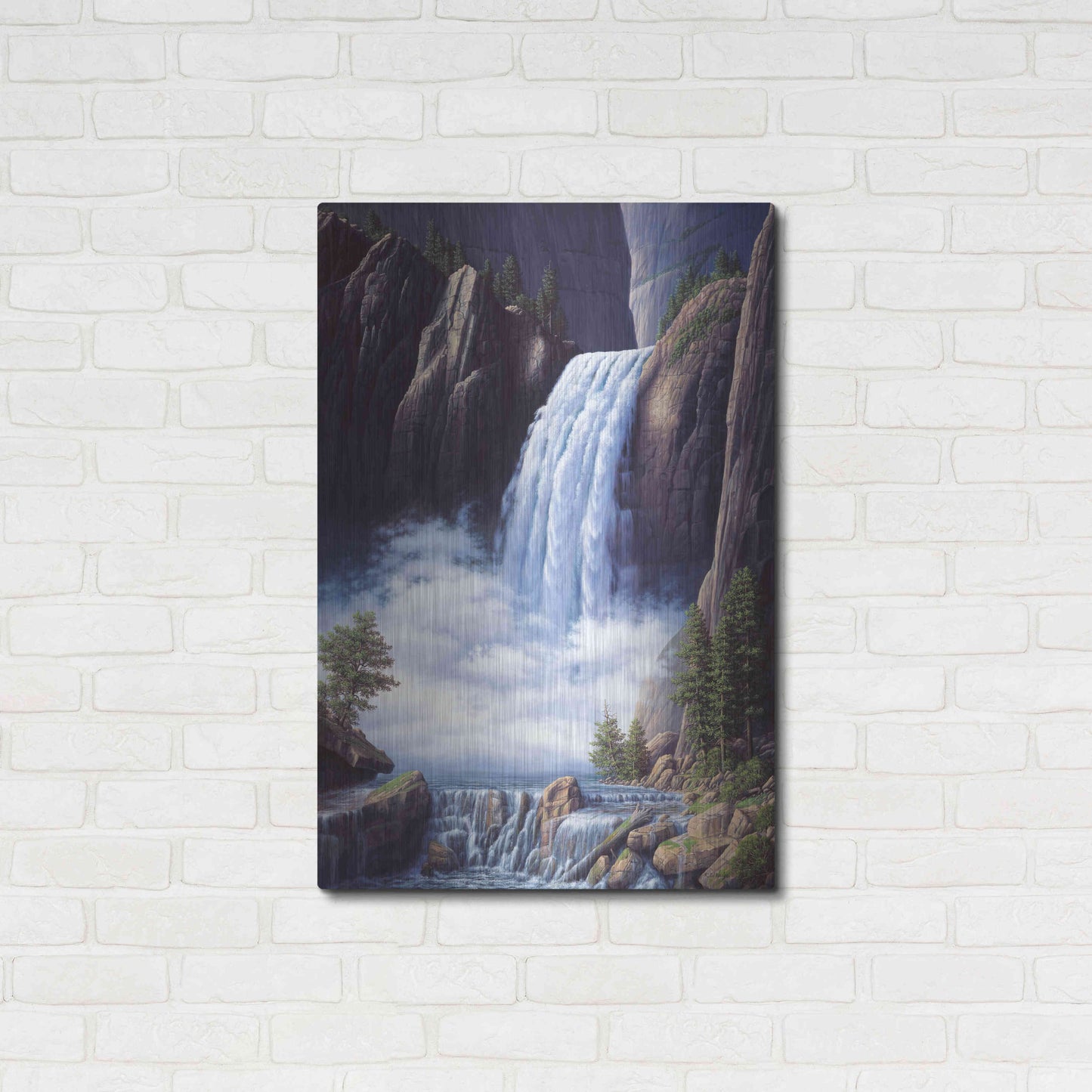 Luxe Metal Art 'Heavenly Place' by R. Hed, Metal Wall Art,24x36