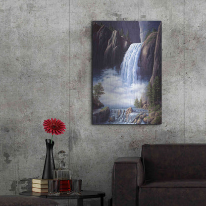 Luxe Metal Art 'Heavenly Place' by R. Hed, Metal Wall Art,24x36