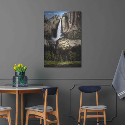 Luxe Metal Art 'Water Dance' by R. Hed, Metal Wall Art,24x36