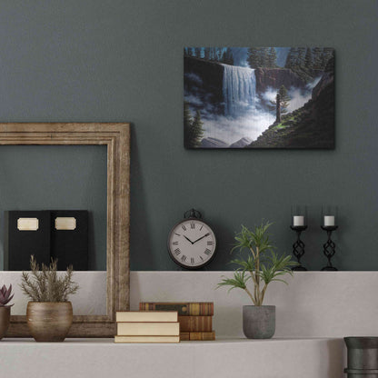 Luxe Metal Art 'Vernal Falls' by R. Hed, Metal Wall Art,16x12