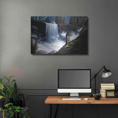 Luxe Metal Art 'Vernal Falls' by R. Hed, Metal Wall Art,36x24