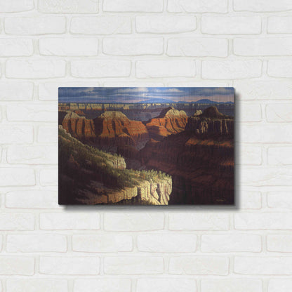 Luxe Metal Art 'Golden Age' by R. Hed, Metal Wall Art,24x16