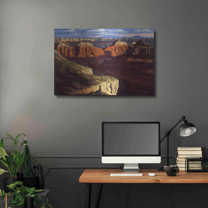 Luxe Metal Art 'Golden Age' by R. Hed, Metal Wall Art,36x24