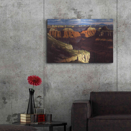 Luxe Metal Art 'Golden Age' by R. Hed, Metal Wall Art,36x24