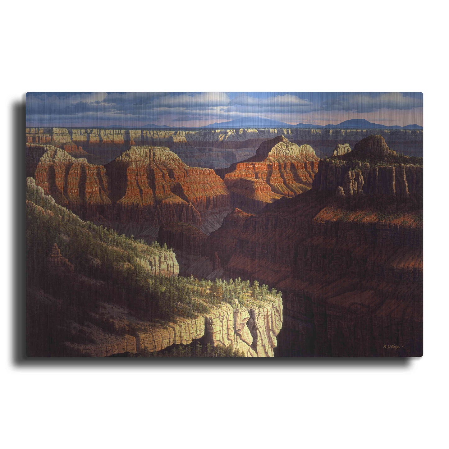 Luxe Metal Art 'Golden Age' by R. Hed, Metal Wall Art