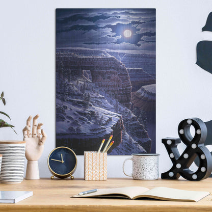 Luxe Metal Art 'Easy Morning' by R. Hed, Metal Wall Art,12x16