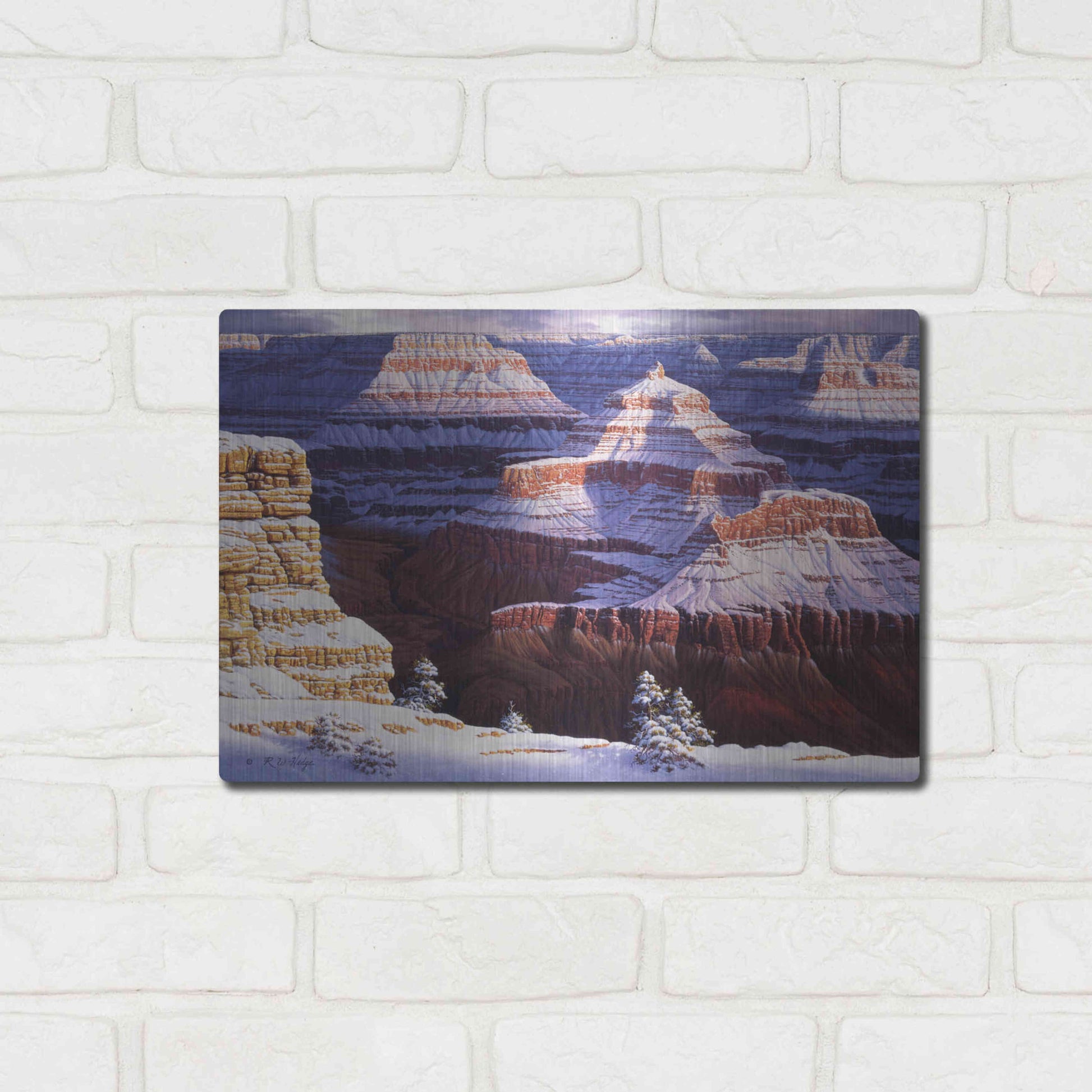 Luxe Metal Art 'Dream Catchers' by R. Hed, Metal Wall Art,16x12