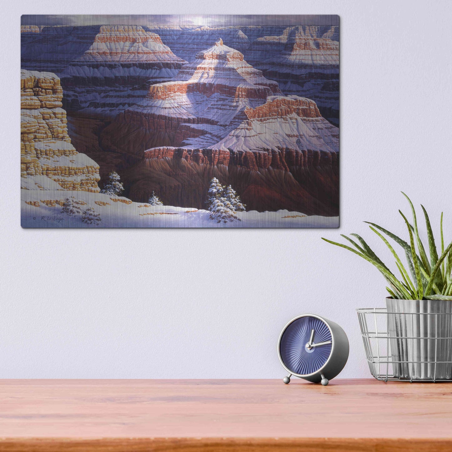 Luxe Metal Art 'Dream Catchers' by R. Hed, Metal Wall Art,16x12