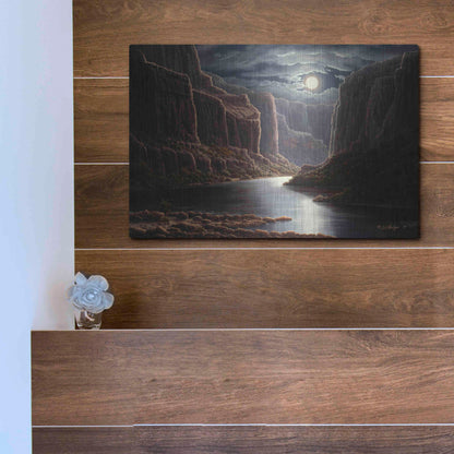 Luxe Metal Art 'Rise And Shine' by R. Hed, Metal Wall Art,16x12