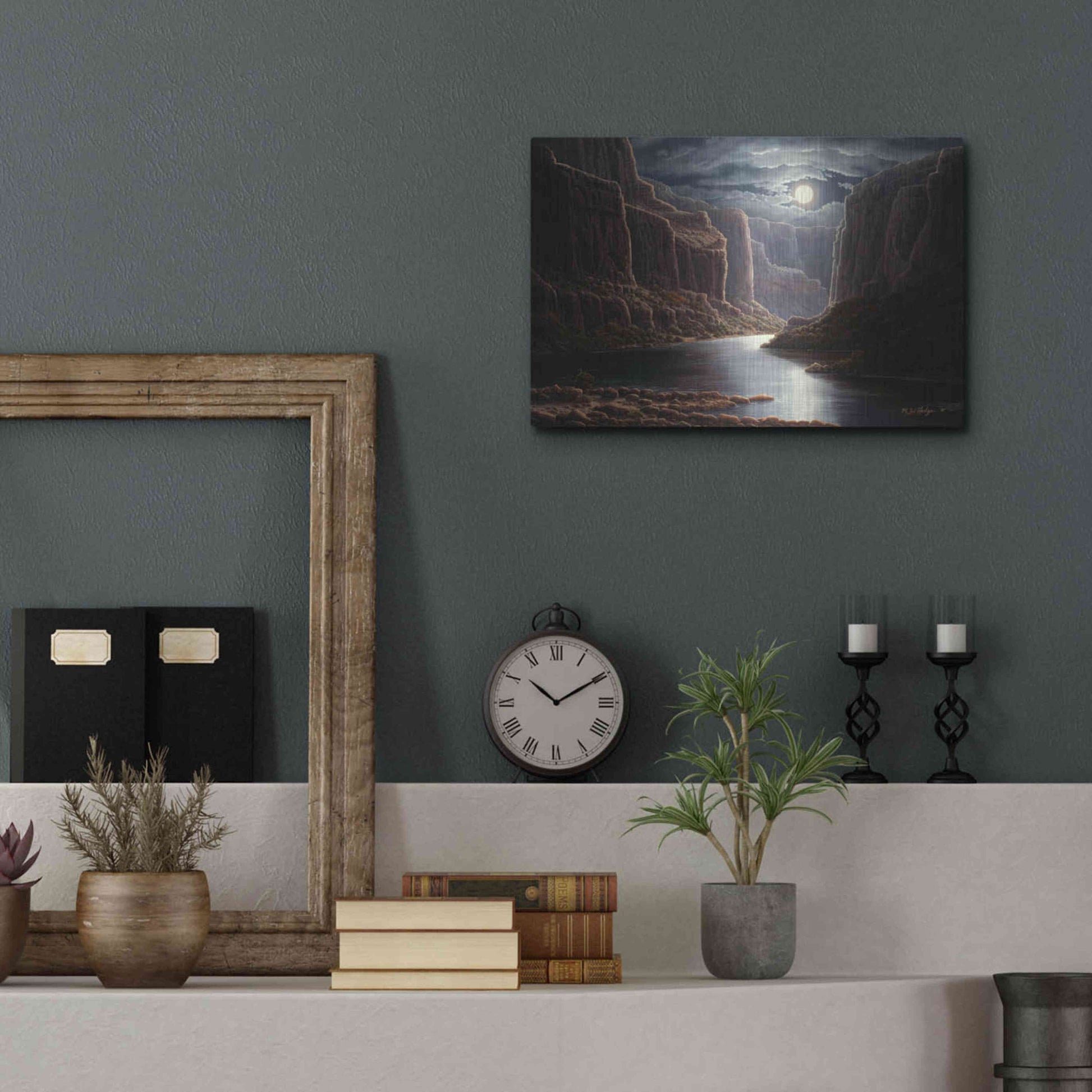 Luxe Metal Art 'Rise And Shine' by R. Hed, Metal Wall Art,16x12