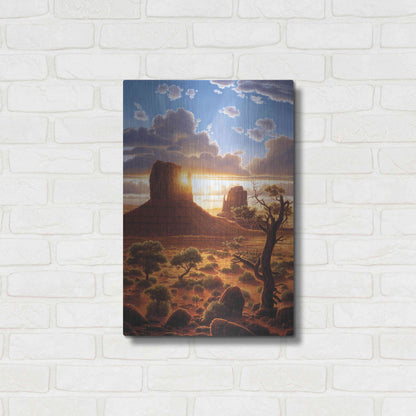 Luxe Metal Art 'Healing Hands' by R. Hed, Metal Wall Art,16x24