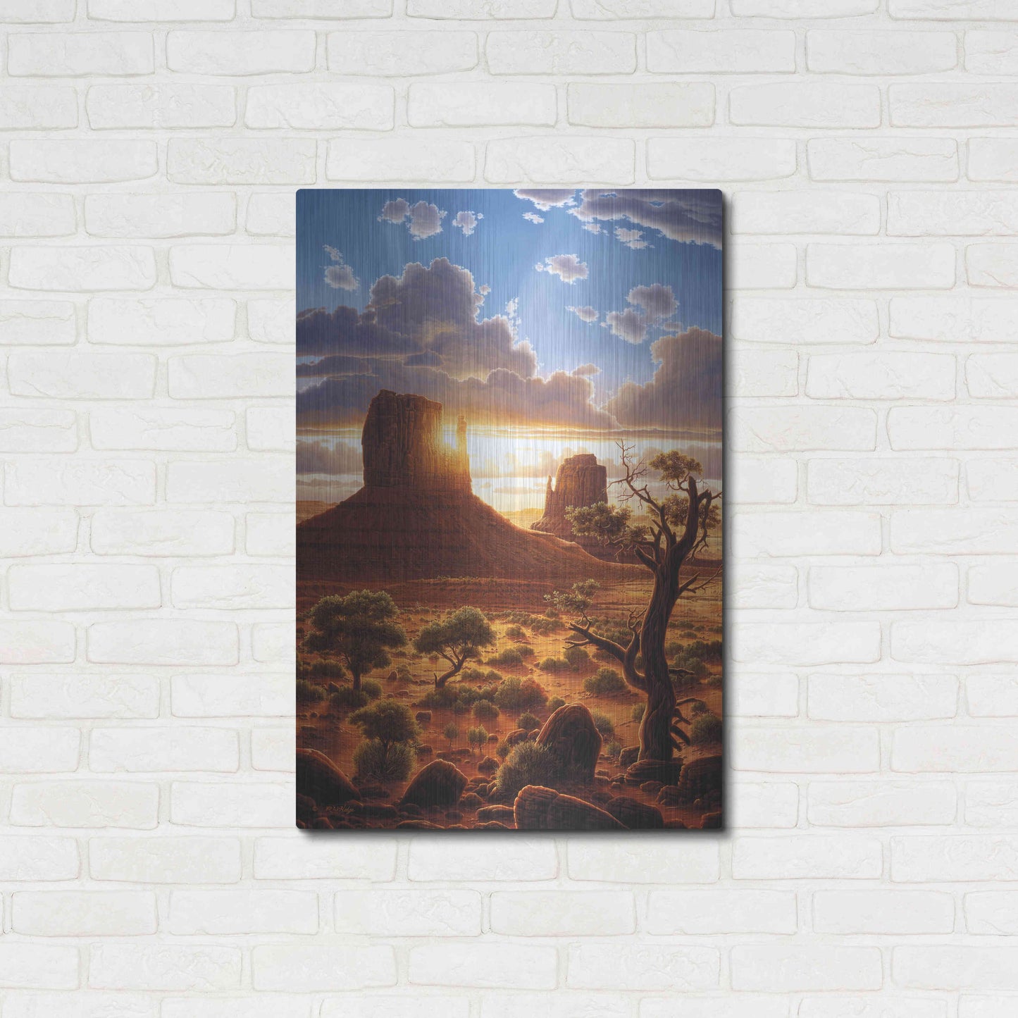 Luxe Metal Art 'Healing Hands' by R. Hed, Metal Wall Art,24x36