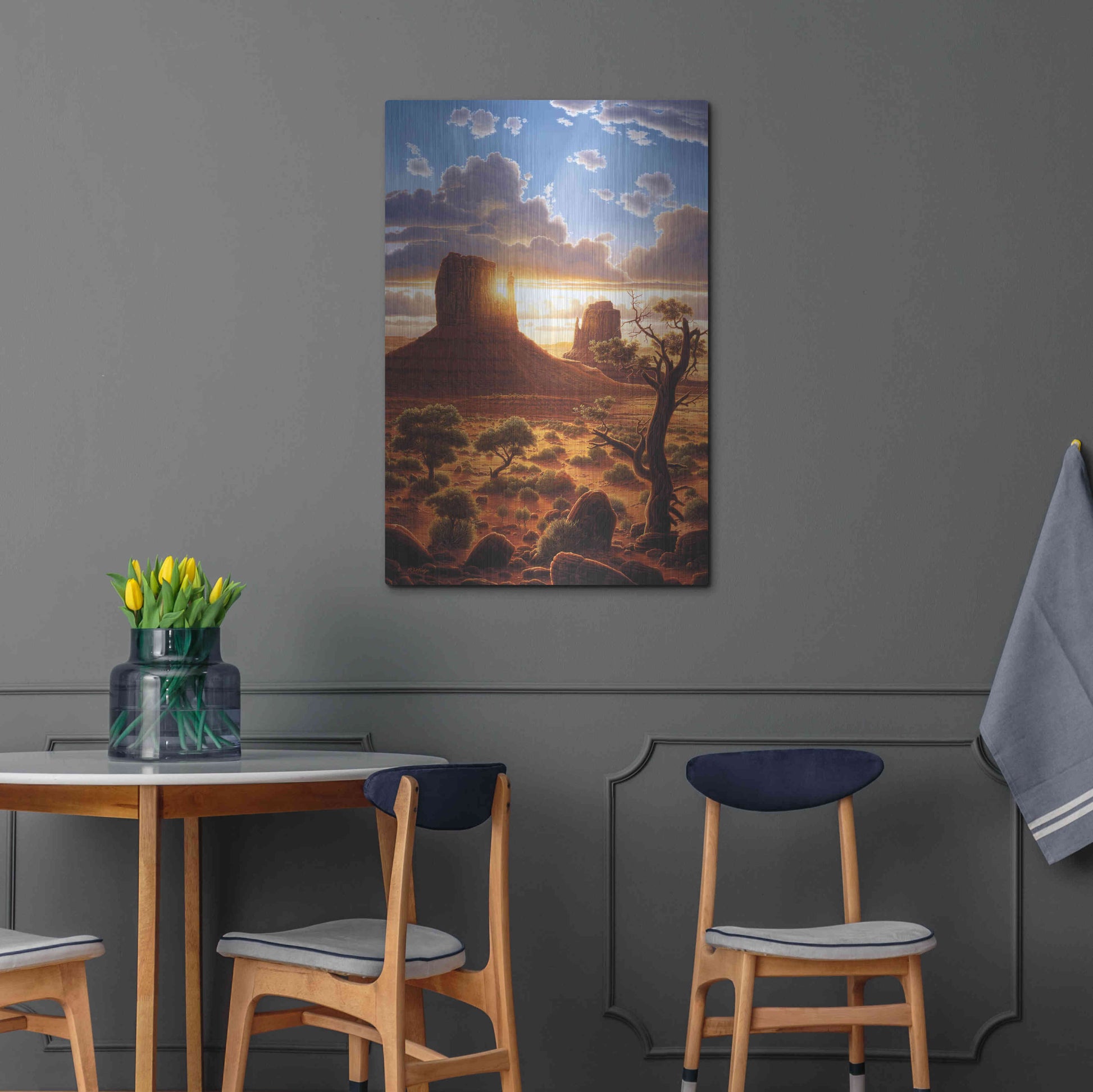 Luxe Metal Art 'Healing Hands' by R. Hed, Metal Wall Art,24x36