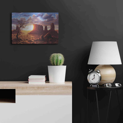 Luxe Metal Art 'A World Of Heaven' by R. Hed, Metal Wall Art,24x16