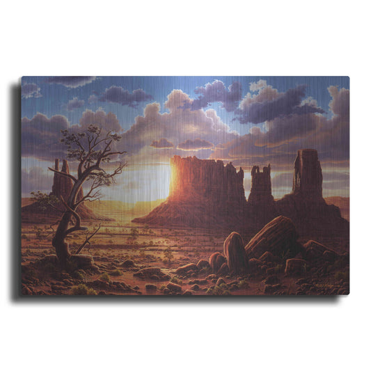 Luxe Metal Art 'A World Of Heaven' by R. Hed, Metal Wall Art