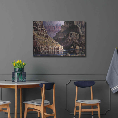 Luxe Metal Art 'Walls Apart' by R. Hed, Metal Wall Art,36x24