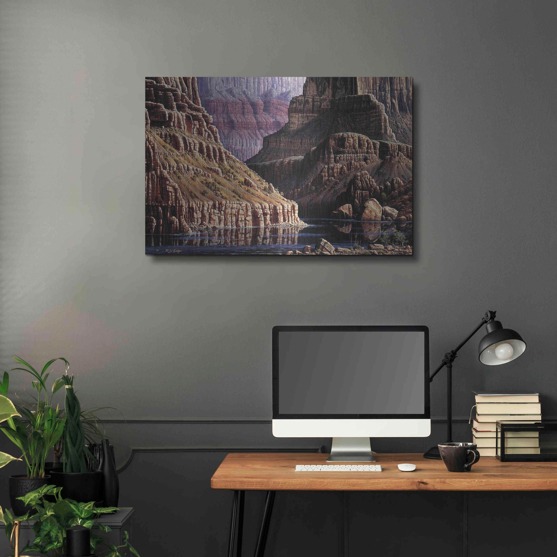 Luxe Metal Art 'Walls Apart' by R. Hed, Metal Wall Art,36x24