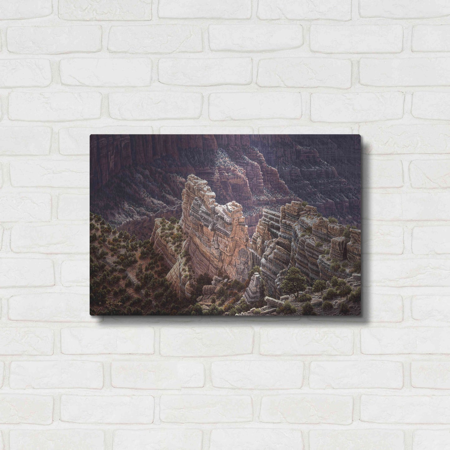 Luxe Metal Art 'Heaven's Light' by R. Hed, Metal Wall Art,24x16