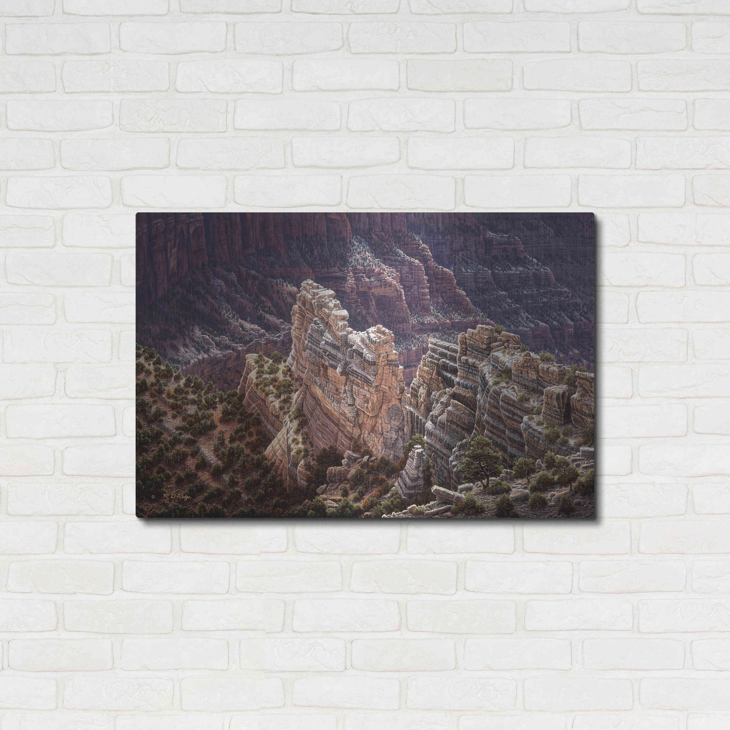 Luxe Metal Art 'Heaven's Light' by R. Hed, Metal Wall Art,36x24