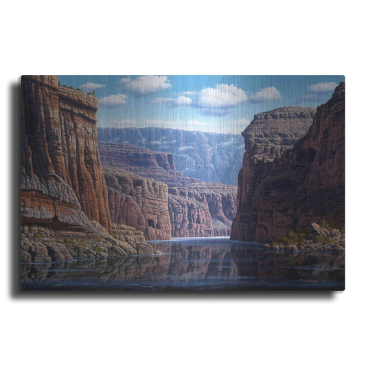 Luxe Metal Art 'Nature's Way' by R. Hed, Metal Wall Art