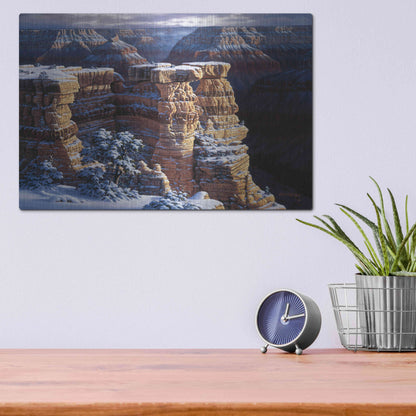 Luxe Metal Art 'Three Kings' by R. Hed, Metal Wall Art,16x12