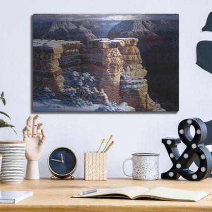 Luxe Metal Art 'Three Kings' by R. Hed, Metal Wall Art,16x12