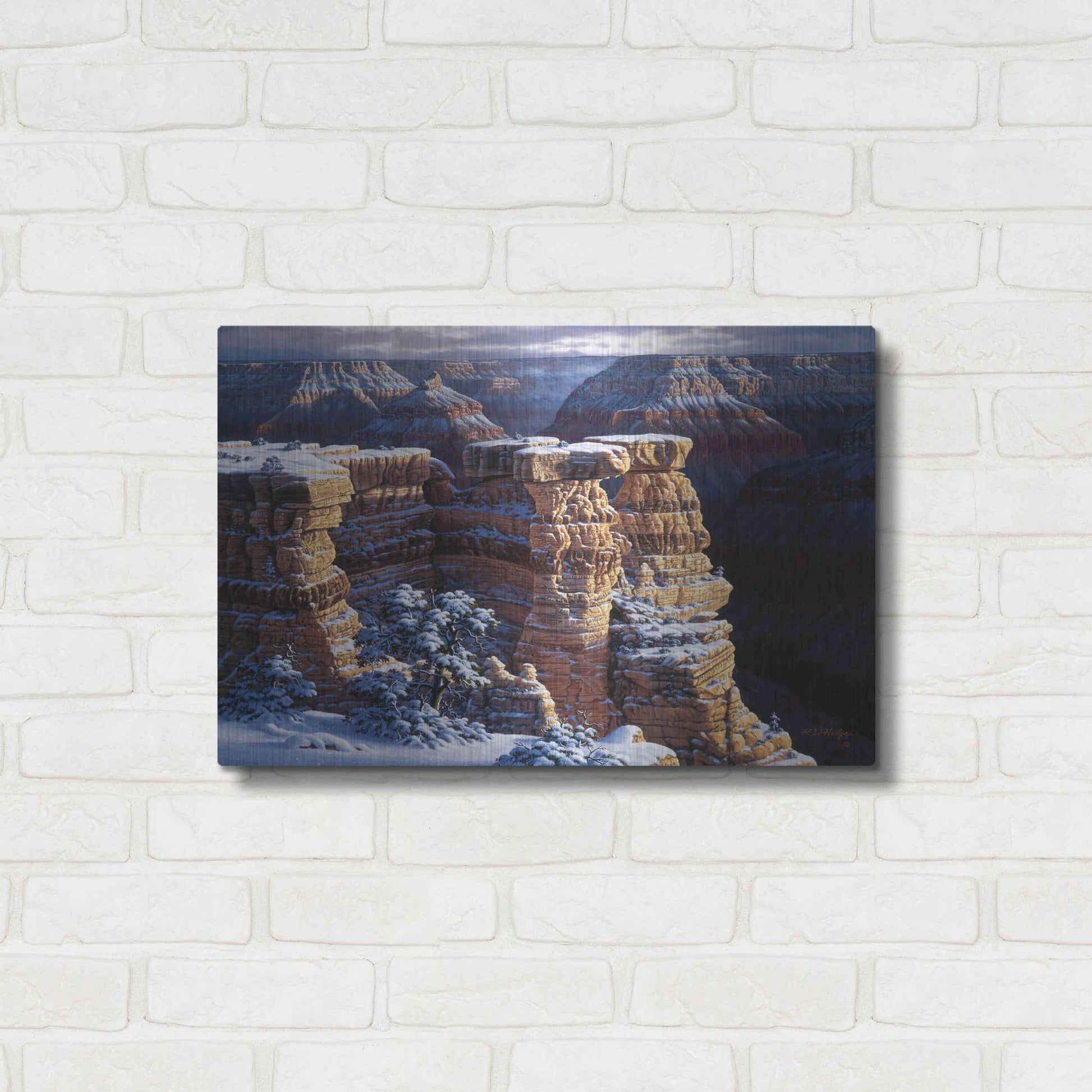 Luxe Metal Art 'Three Kings' by R. Hed, Metal Wall Art,24x16