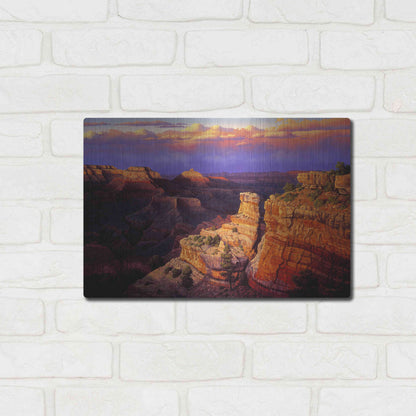 Luxe Metal Art 'Symphony' by R. Hed, Metal Wall Art,16x12