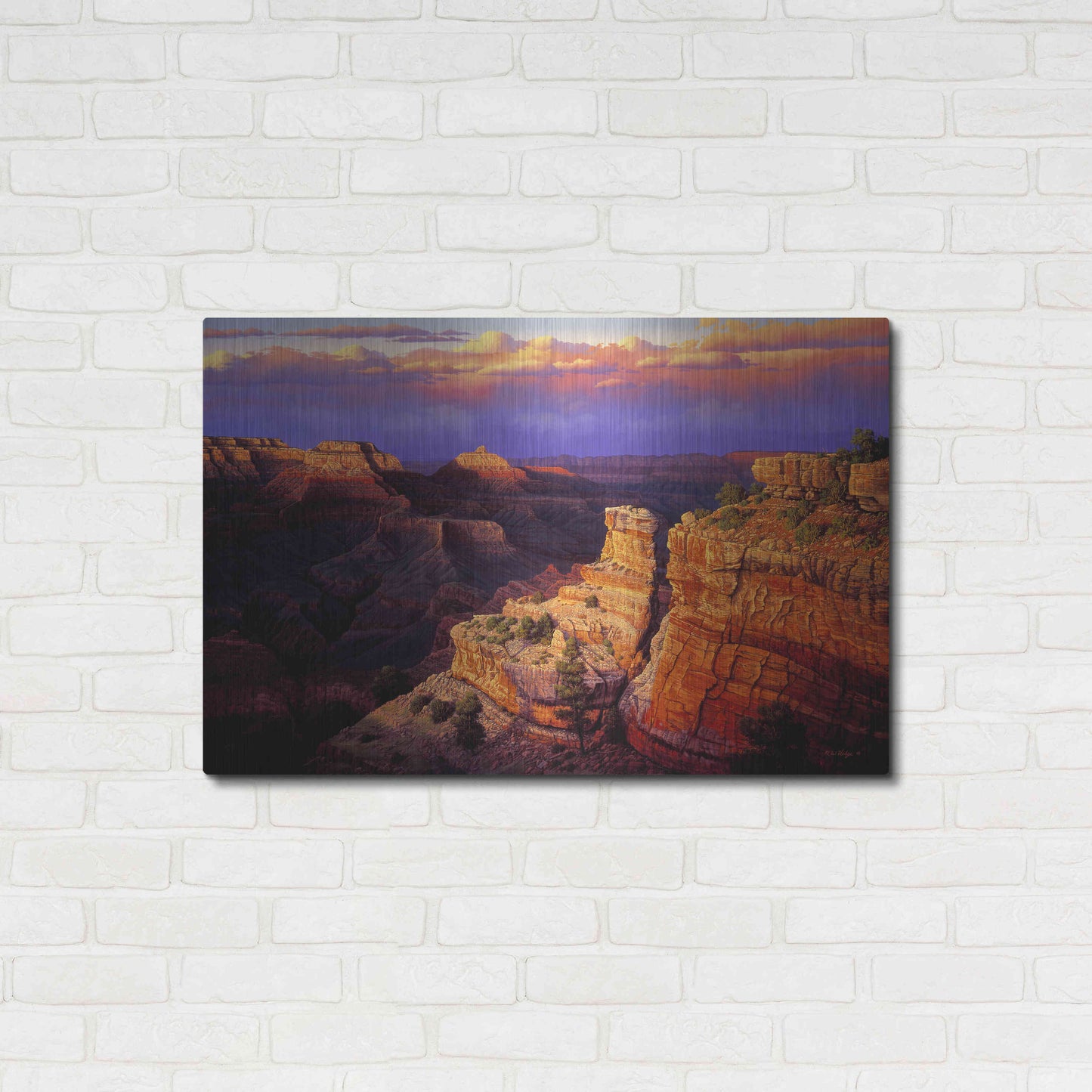 Luxe Metal Art 'Symphony' by R. Hed, Metal Wall Art,36x24