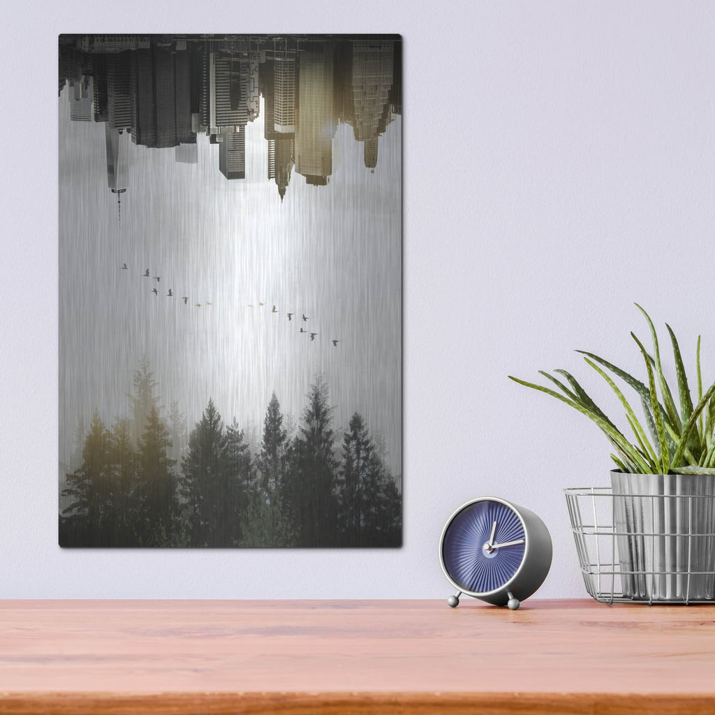 'Duality' by Nicklas Gustafsson – Metal Wall Art, 12x16 room view