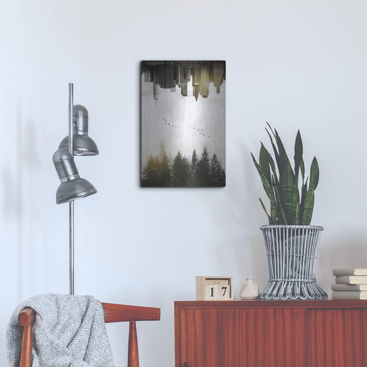 'Duality' by Nicklas Gustafsson – Metal Wall Art, 16x24 room view