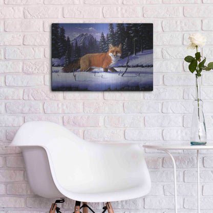 Luxe Metal Art 'Red, White And Blue' by R. Hed, Metal Wall Art,24x16