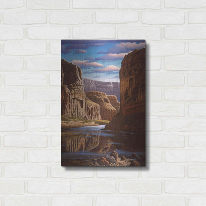 Luxe Metal Art 'Master Of Time' by R. Hed, Metal Wall Art,16x24