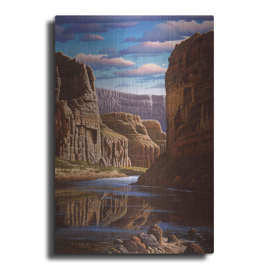 Luxe Metal Art 'Master Of Time' by R. Hed, Metal Wall Art