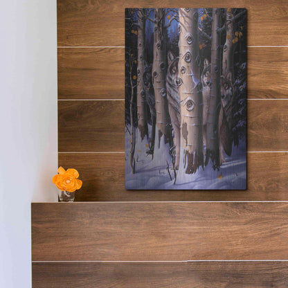 Luxe Metal Art 'The Eyes Of The King' by R. Hed, Metal Wall Art,12x16