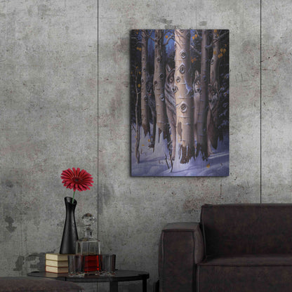 Luxe Metal Art 'The Eyes Of The King' by R. Hed, Metal Wall Art,24x36