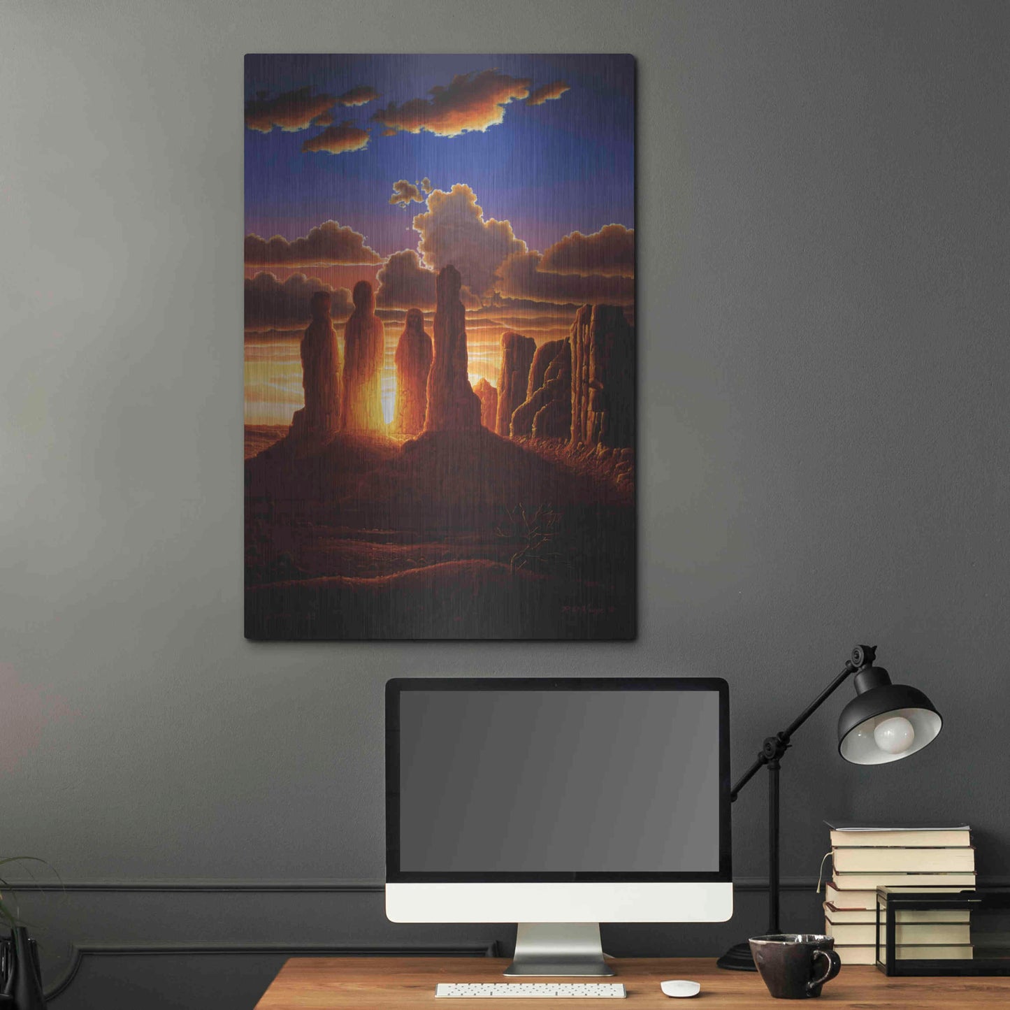 Luxe Metal Art 'Daniel 3.25' by R. Hed, Metal Wall Art,24x36