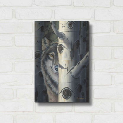 Luxe Metal Art 'Disguise' by R. Hed, Metal Wall Art,12x16