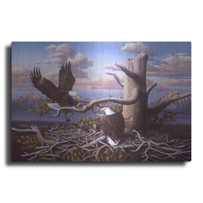 Luxe Metal Art 'Raising Freedom' by R. Hed, Metal Wall Art