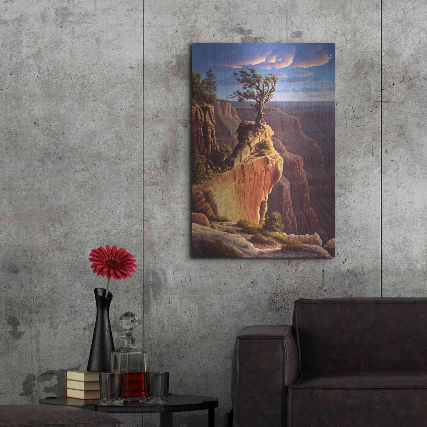 Luxe Metal Art 'Old Master' by R. Hed, Metal Wall Art,24x36