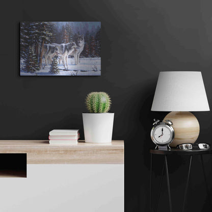 Luxe Metal Art 'Winter Coats' by R. Hed, Metal Wall Art,24x16