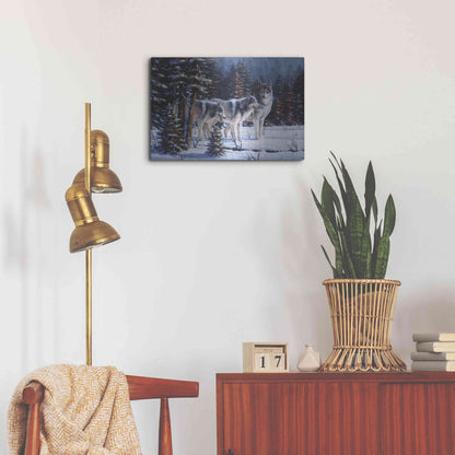 Luxe Metal Art 'Winter Coats' by R. Hed, Metal Wall Art,24x16
