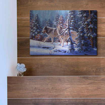 Luxe Metal Art 'Call To The Free' by R. Hed, Metal Wall Art,16x12