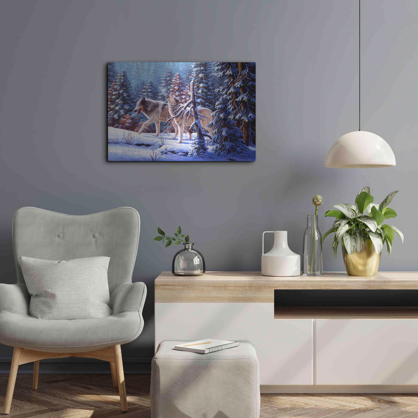 Luxe Metal Art 'Call To The Free' by R. Hed, Metal Wall Art,24x16