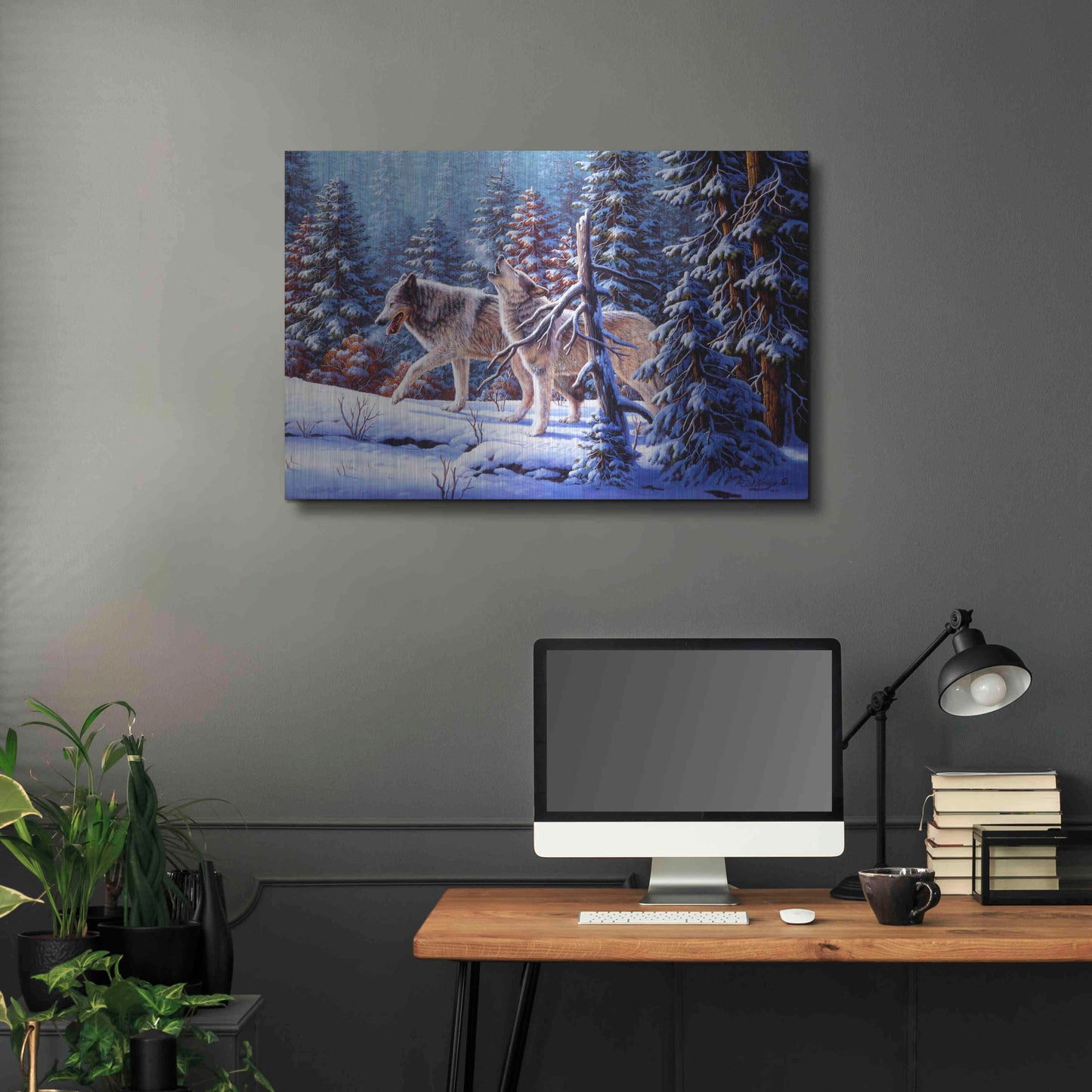 Luxe Metal Art 'Call To The Free' by R. Hed, Metal Wall Art,36x24