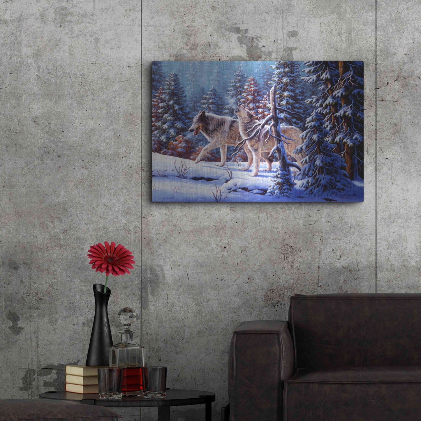 Luxe Metal Art 'Call To The Free' by R. Hed, Metal Wall Art,36x24