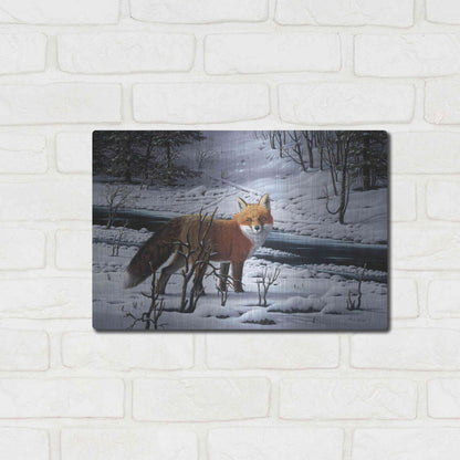 Luxe Metal Art 'Sugar In The Mornin'' by R. Hed, Metal Wall Art,16x12