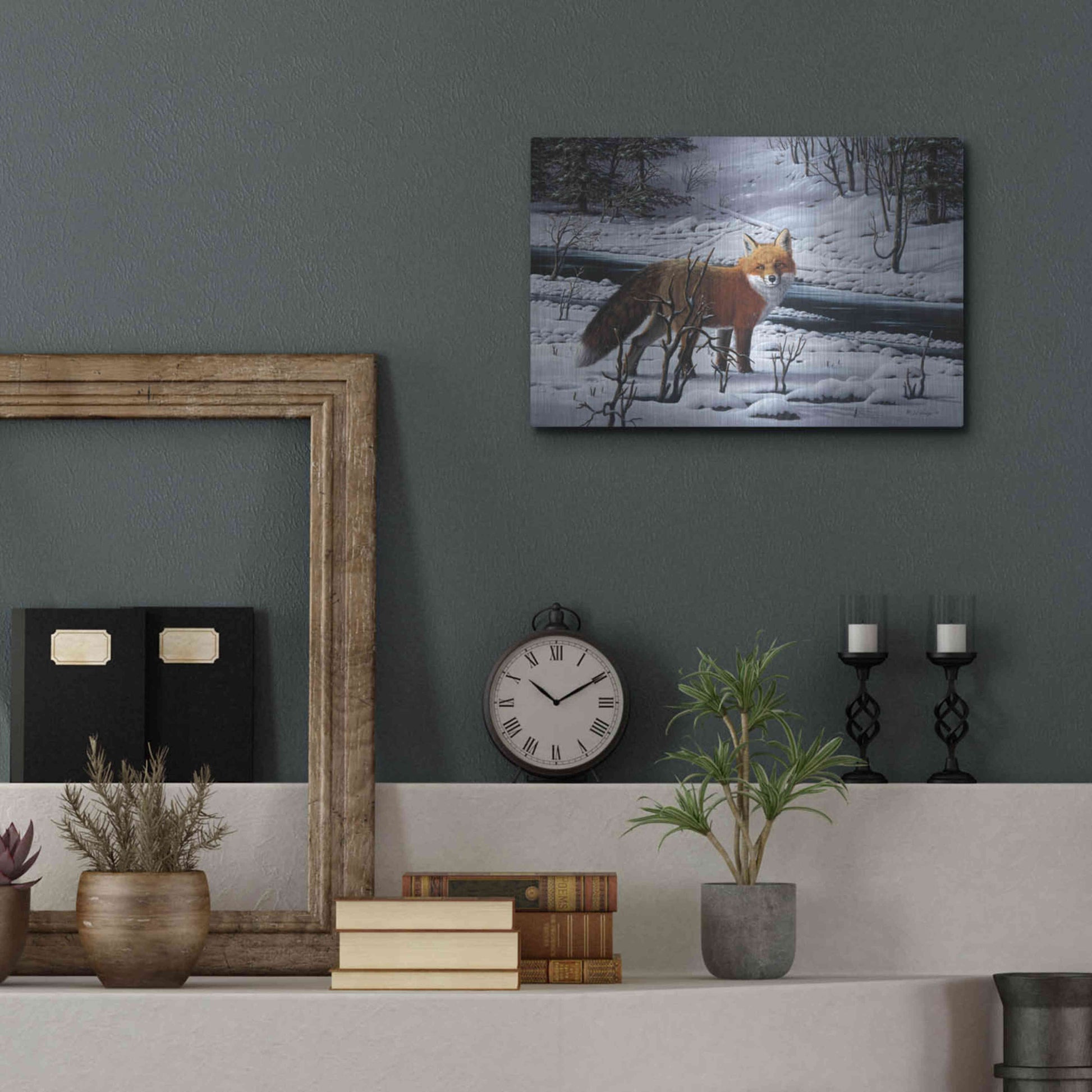 Luxe Metal Art 'Sugar In The Mornin'' by R. Hed, Metal Wall Art,16x12